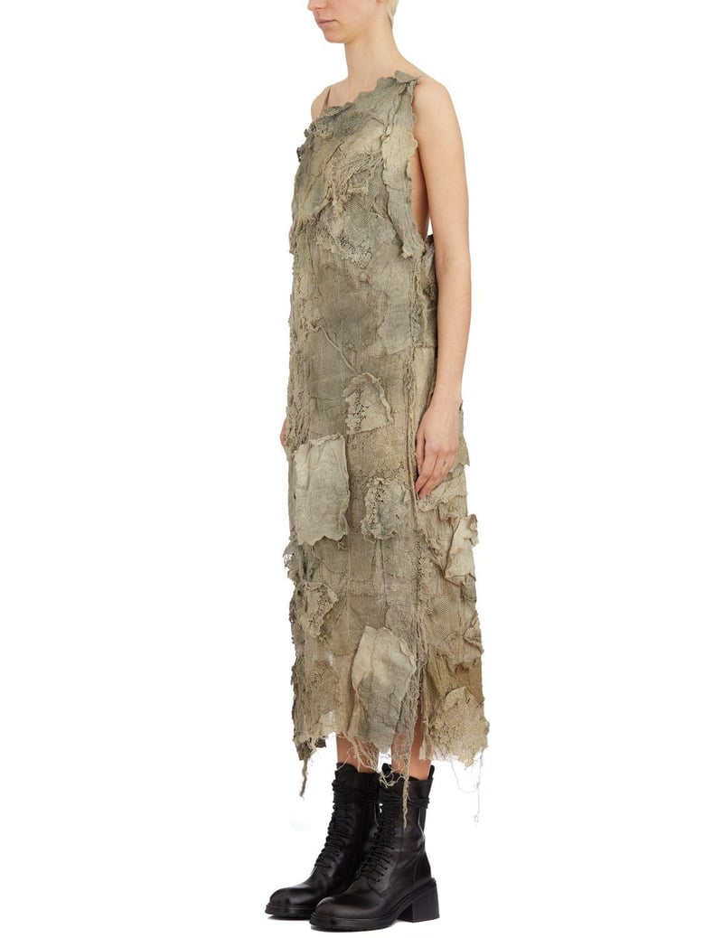 long dress with embroidery by Selfnex