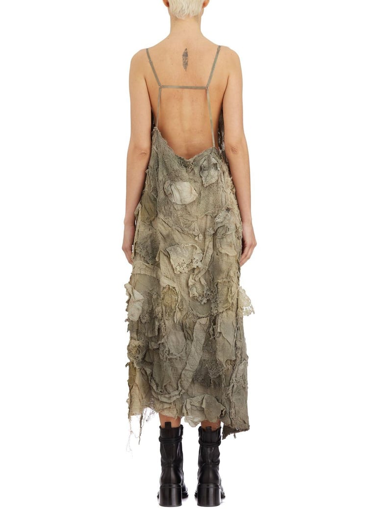 long dress with embroidery by Selfnex