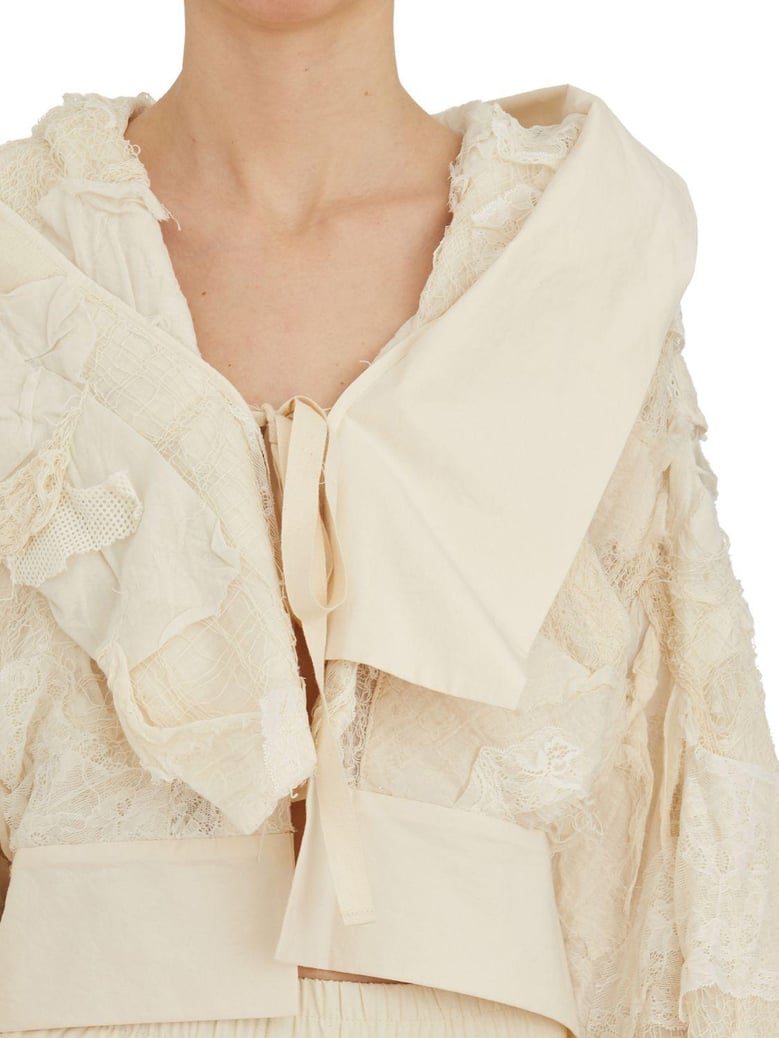 short jacket with hood by Selfnex