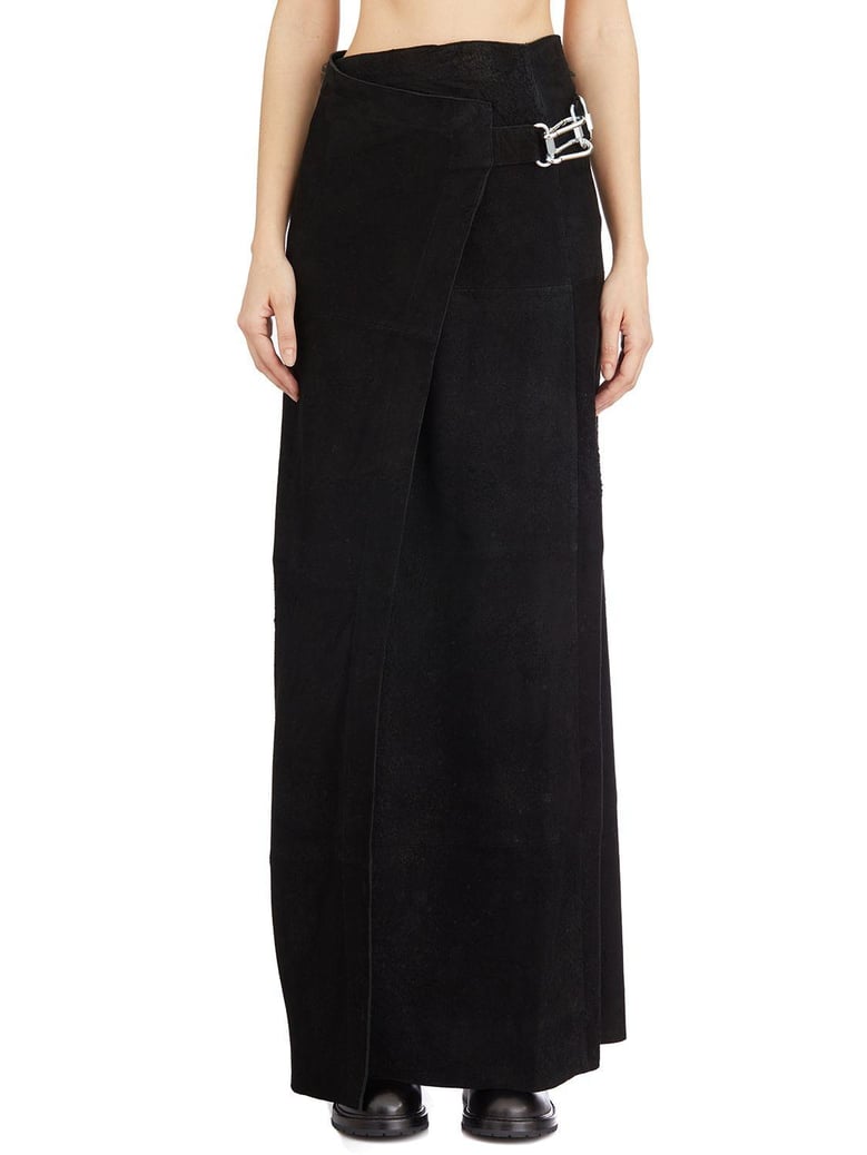leather wallet skirt by Selfnex