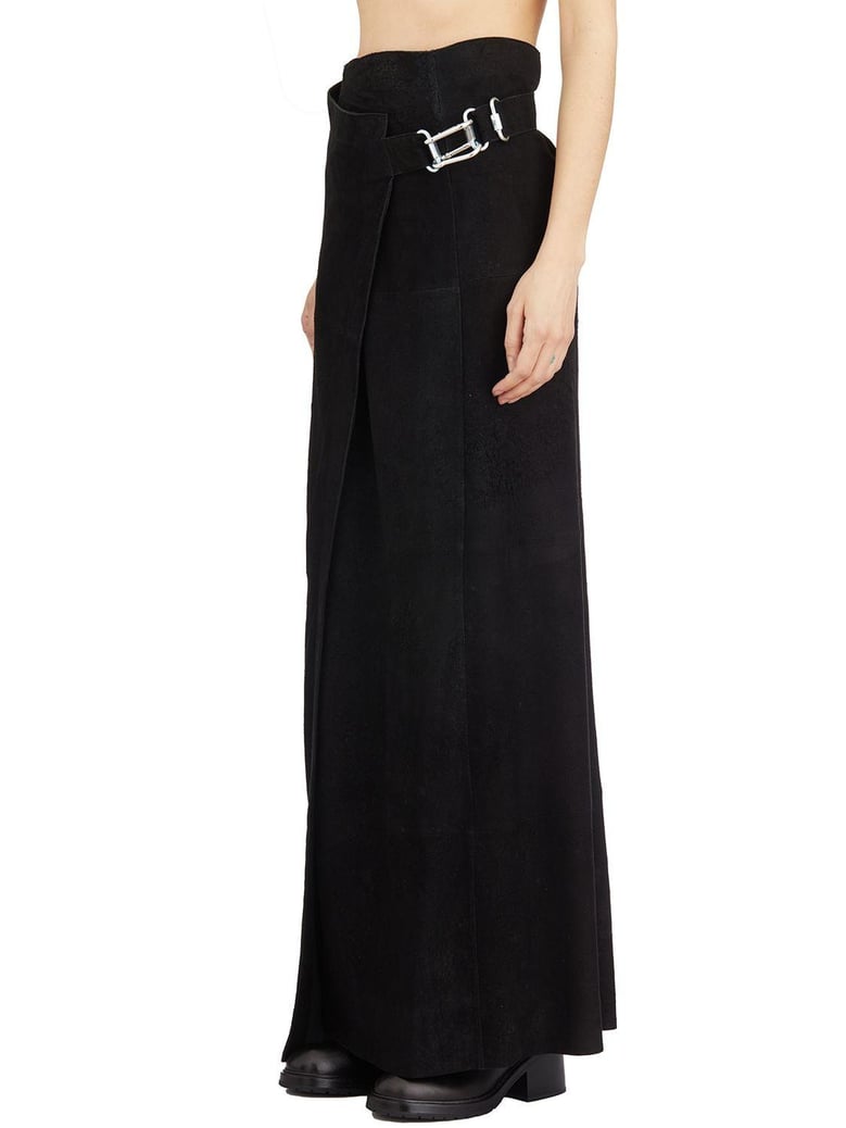 leather wallet skirt by Selfnex