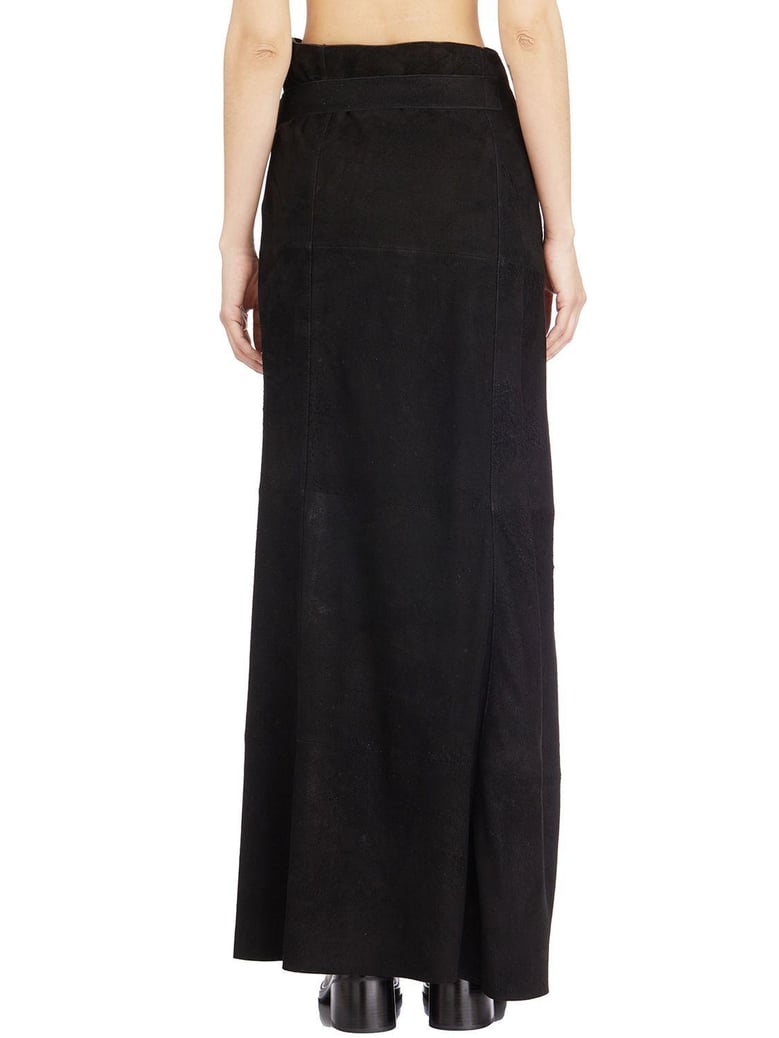 leather wallet skirt by Selfnex
