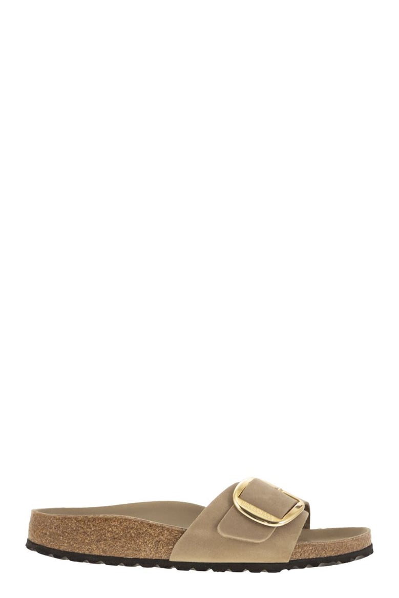 madrid big buckle - flat sandal by Selfnex