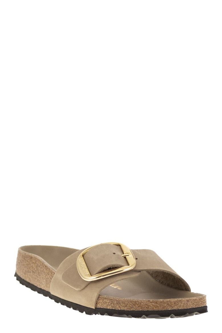 madrid big buckle - flat sandal by Selfnex