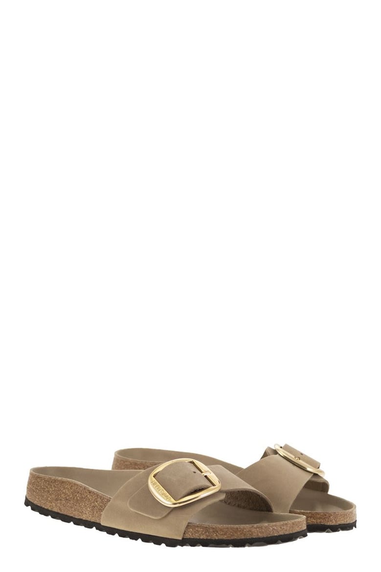 madrid big buckle - flat sandal by Selfnex