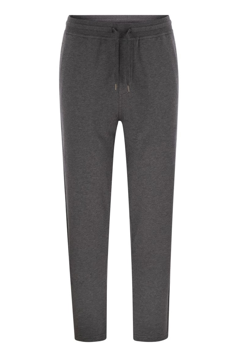 techno cotton fleece trousers by Selfnex