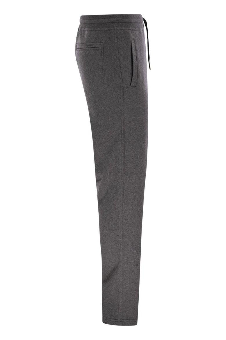 techno cotton fleece trousers by Selfnex