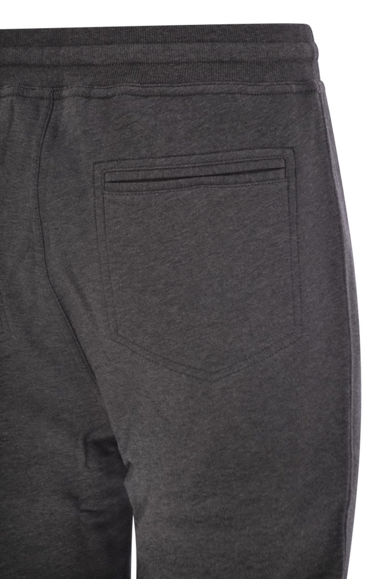 techno cotton fleece trousers by Selfnex