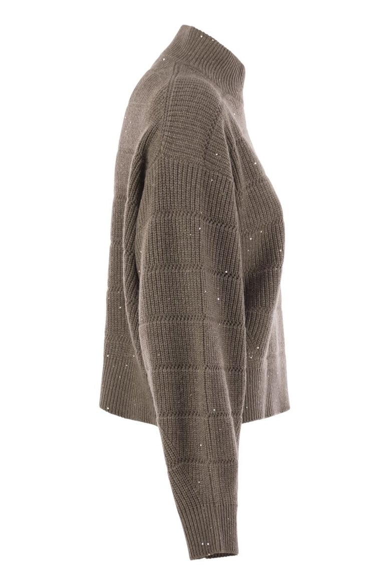 cashmere and wool turtleneck sweater by Selfnex
