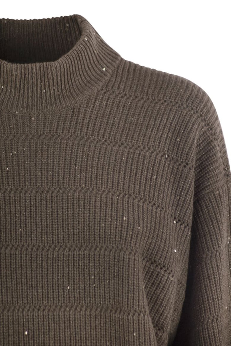 cashmere and wool turtleneck sweater by Selfnex