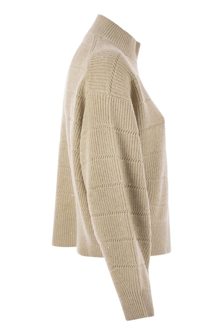 cashmere and wool turtleneck sweater by Selfnex