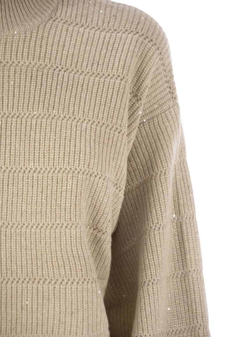 cashmere and wool turtleneck sweater by Selfnex