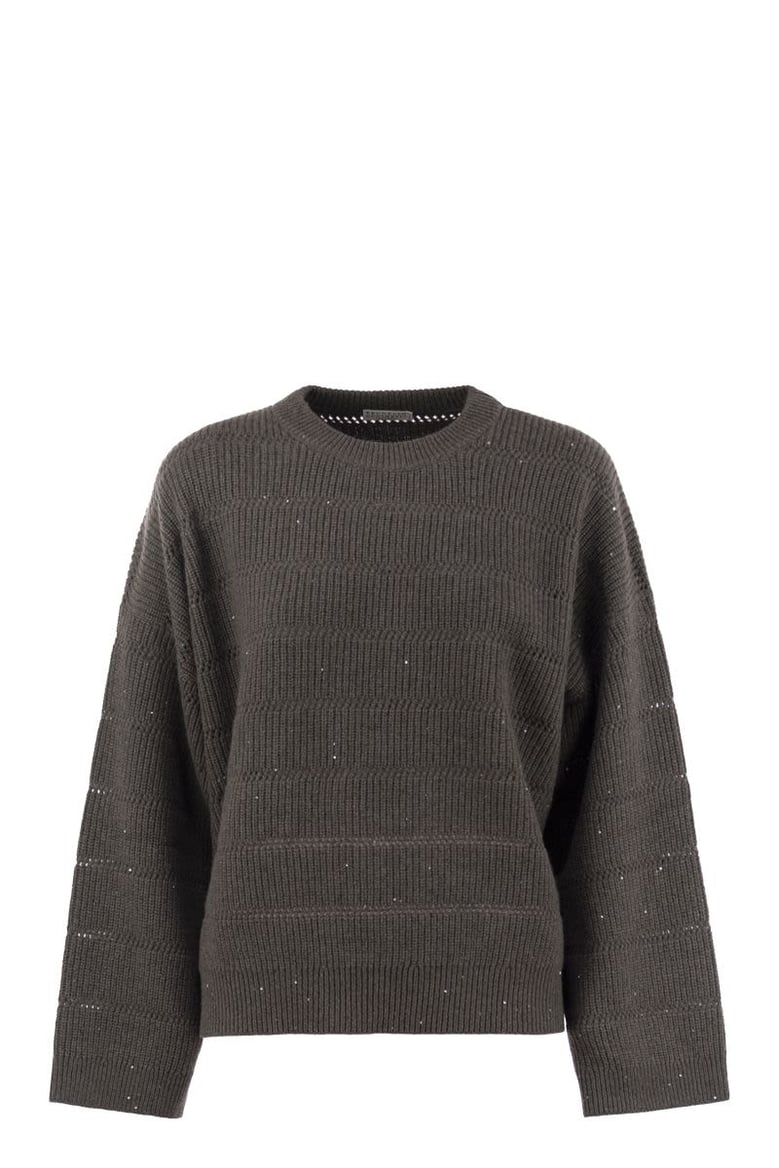cashmere and wool crew-neck sweater by Selfnex