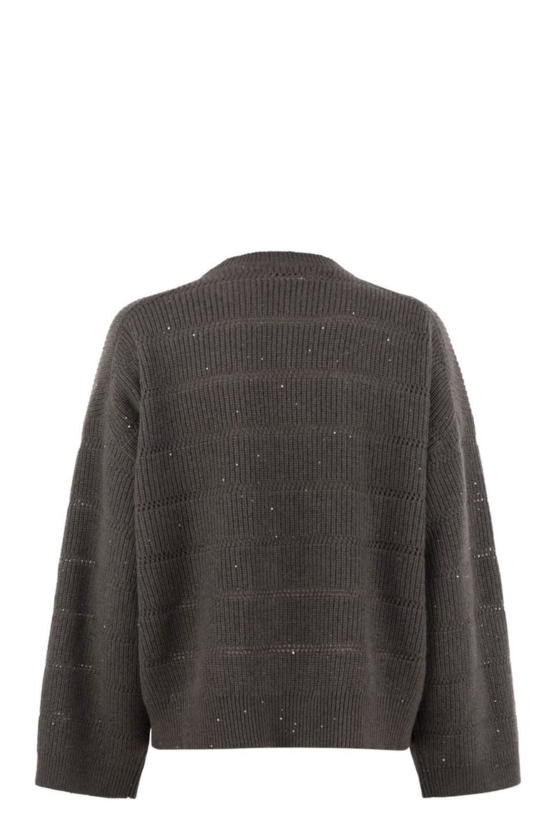 cashmere and wool crew-neck sweater by Selfnex