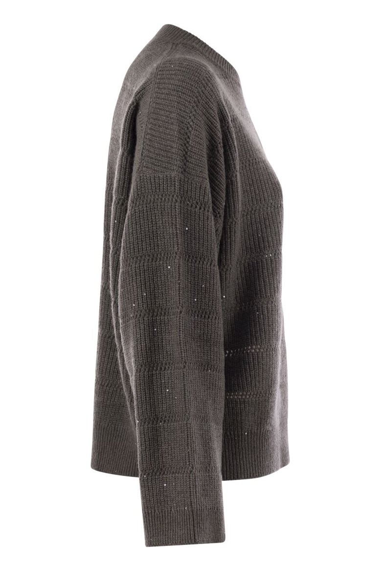 cashmere and wool crew-neck sweater by Selfnex