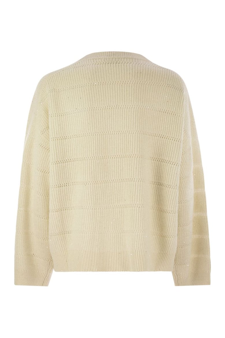 cashmere and wool crew-neck sweater by Selfnex
