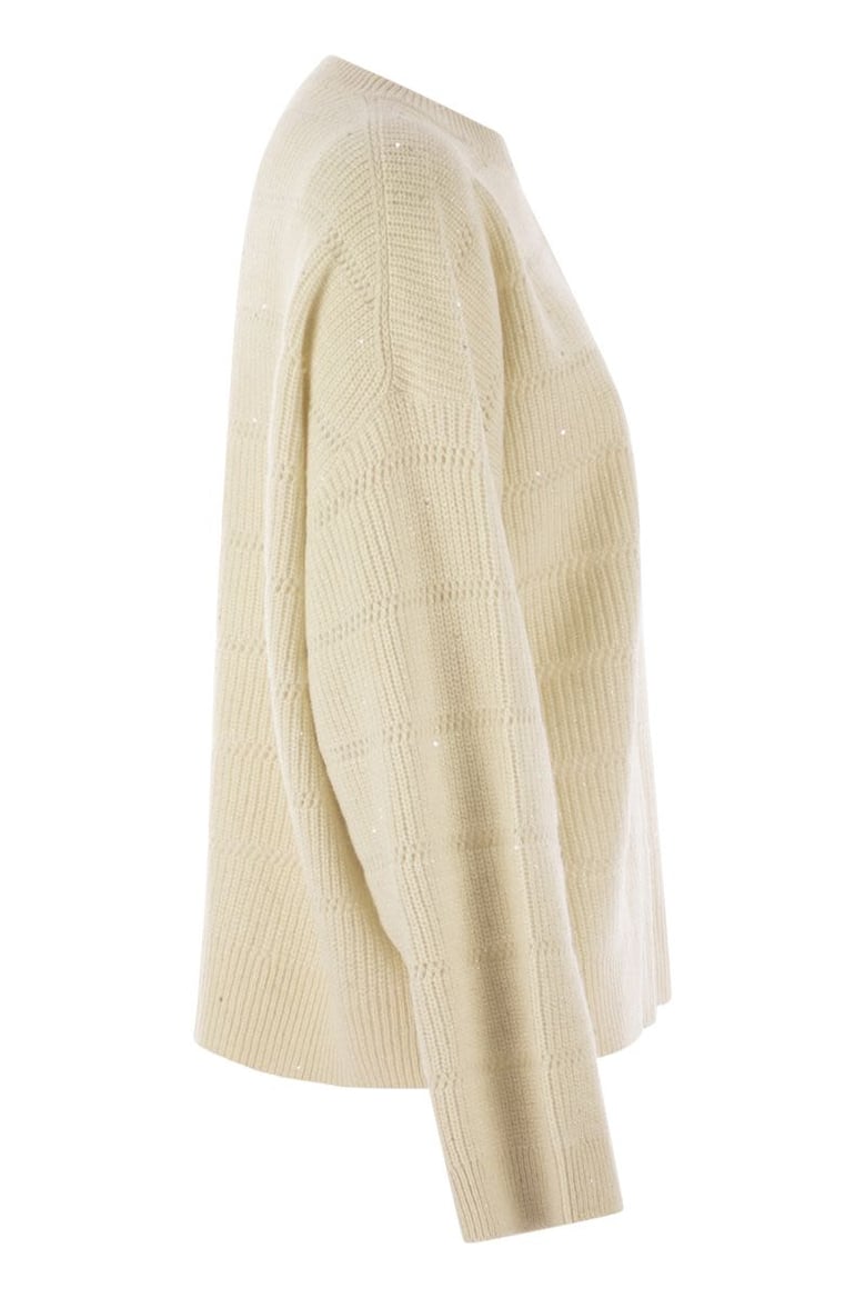 cashmere and wool crew-neck sweater by Selfnex