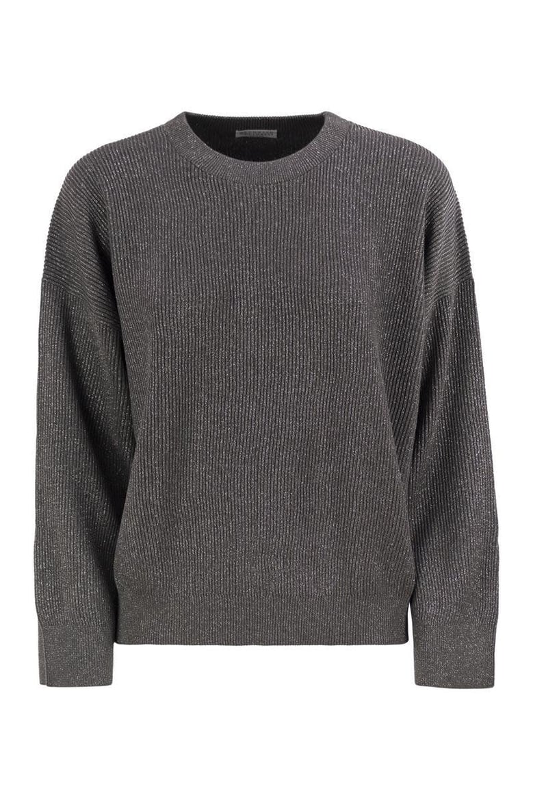 cotton and viscose rib sweater by Selfnex