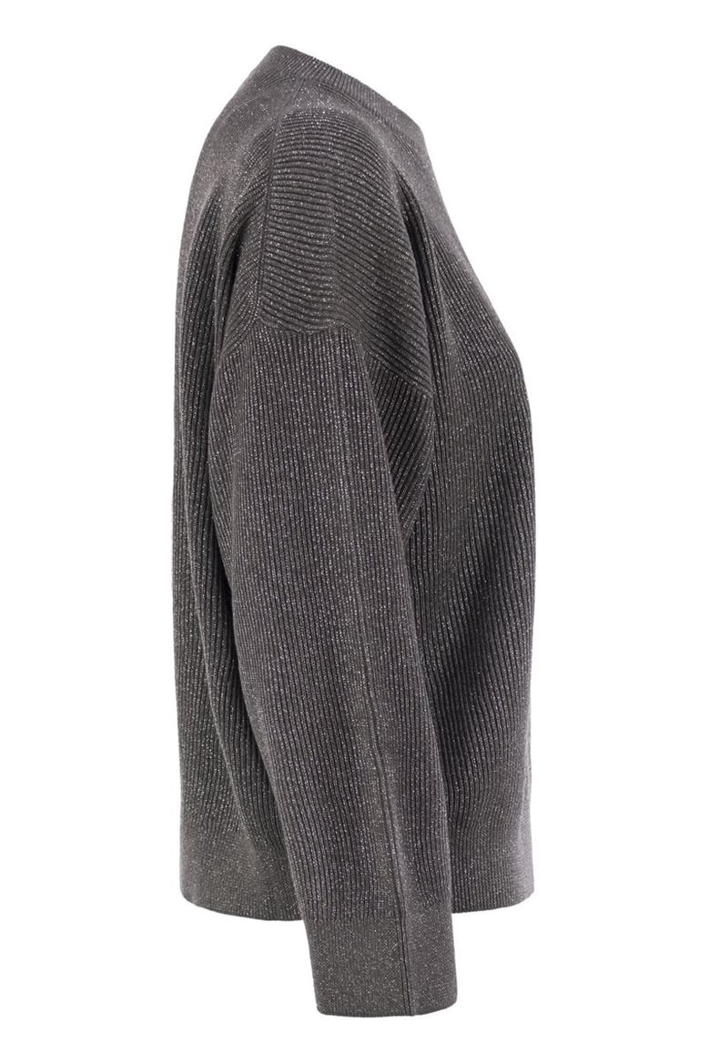 cotton and viscose rib sweater by Selfnex