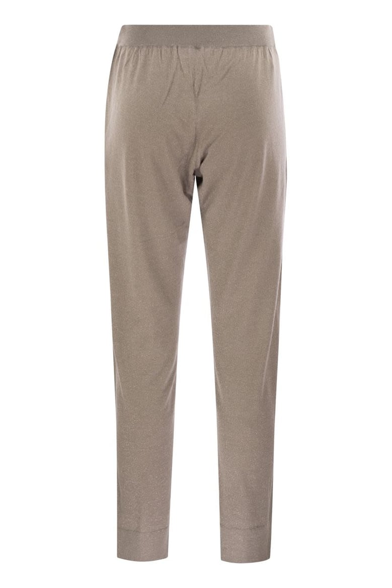sparkling lightweight cashmere and silk trousers by Selfnex