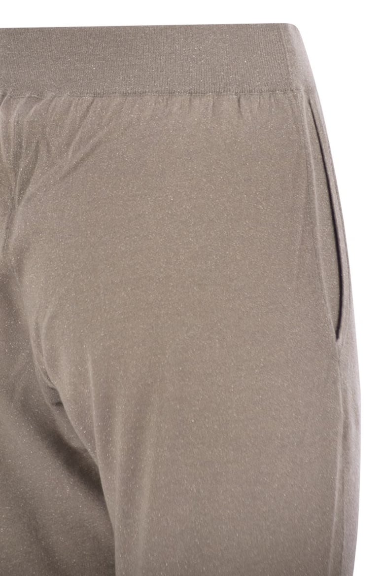 sparkling lightweight cashmere and silk trousers by Selfnex