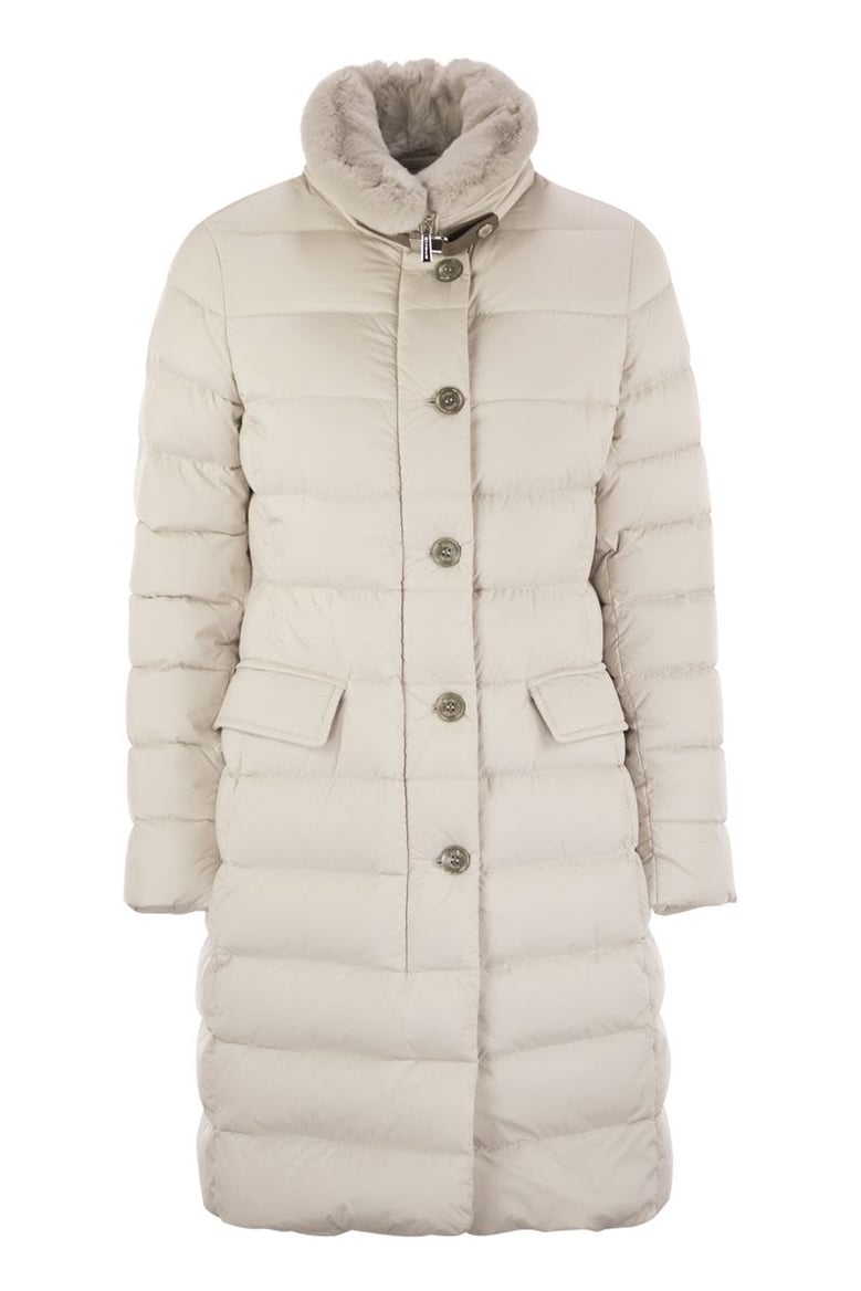 vetiver-s3 - long down jacket by Selfnex