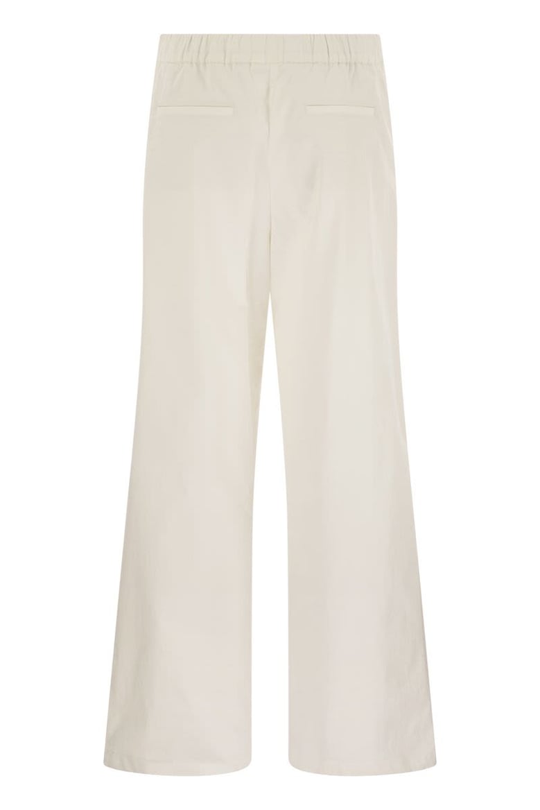 resort cotton trousers with drawstring by Selfnex
