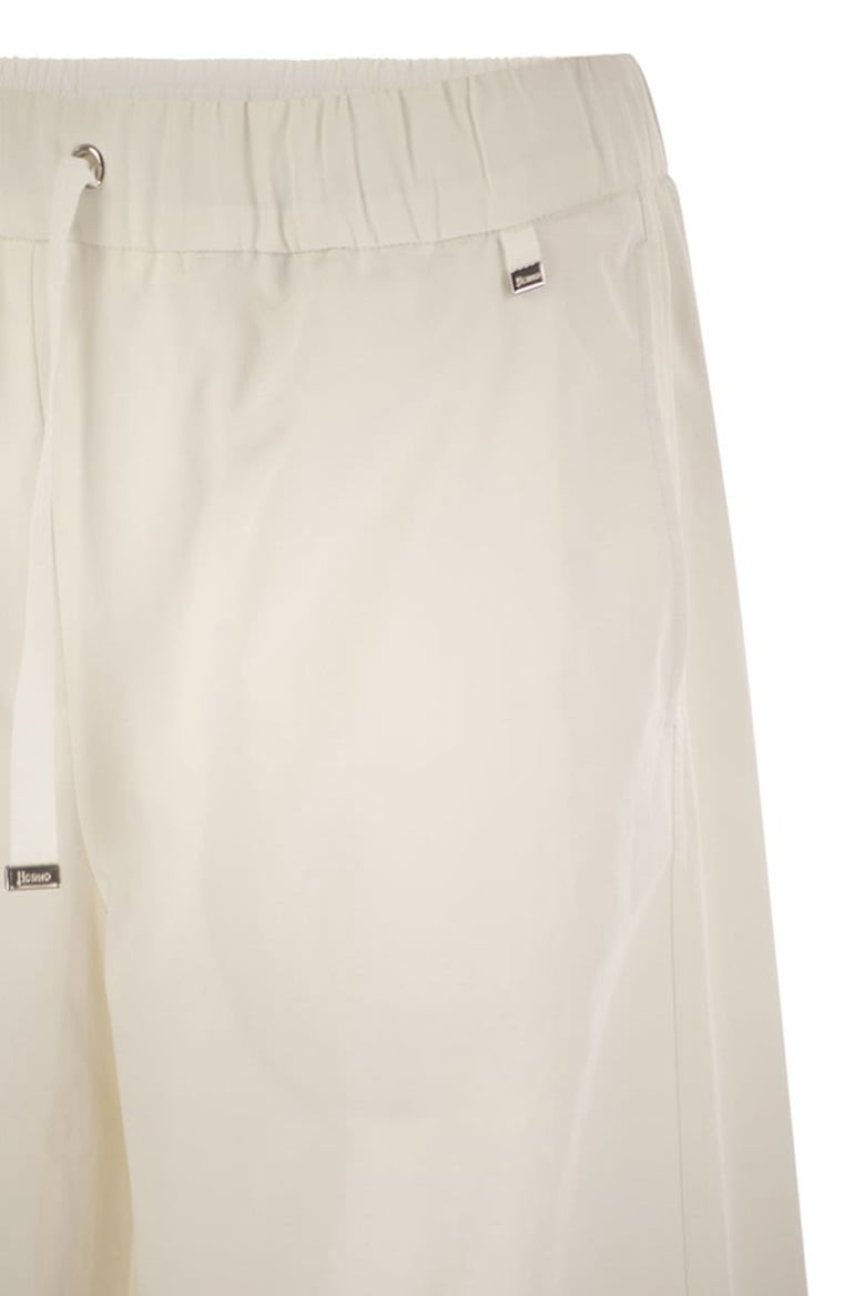 resort cotton trousers with drawstring by Selfnex