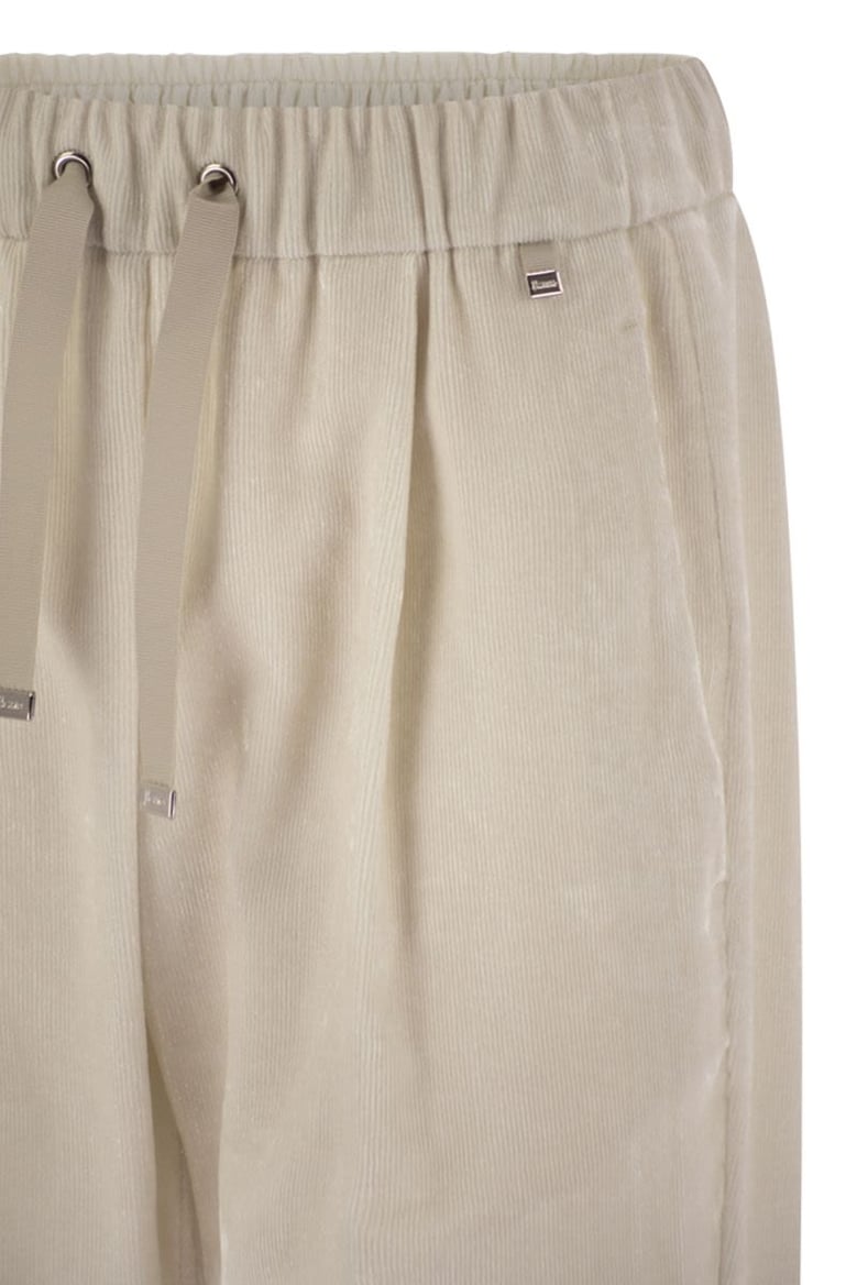 bright corduroy resort trousers by Selfnex