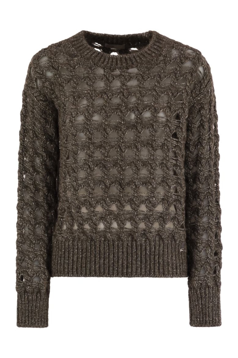 resort jumper in alpaca and wool by Selfnex