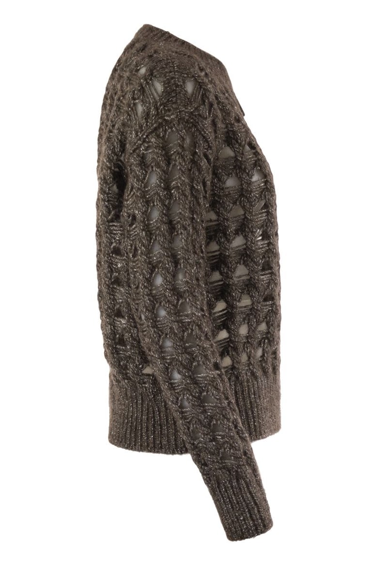 resort jumper in alpaca and wool by Selfnex