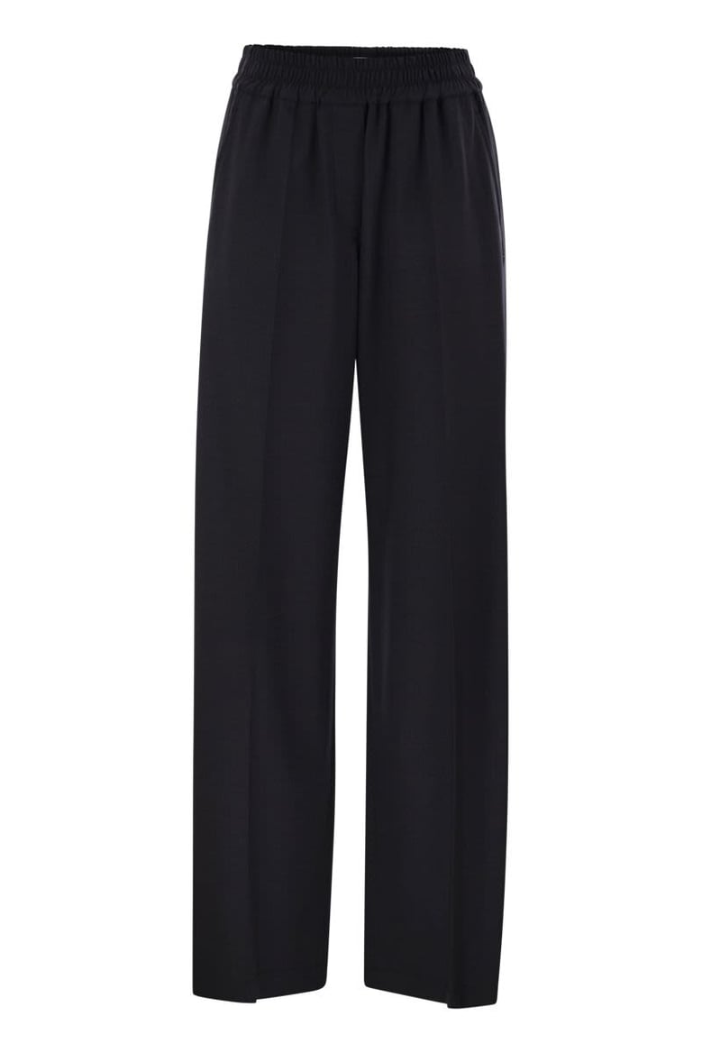 tropical luxury wool loose trousers by Selfnex