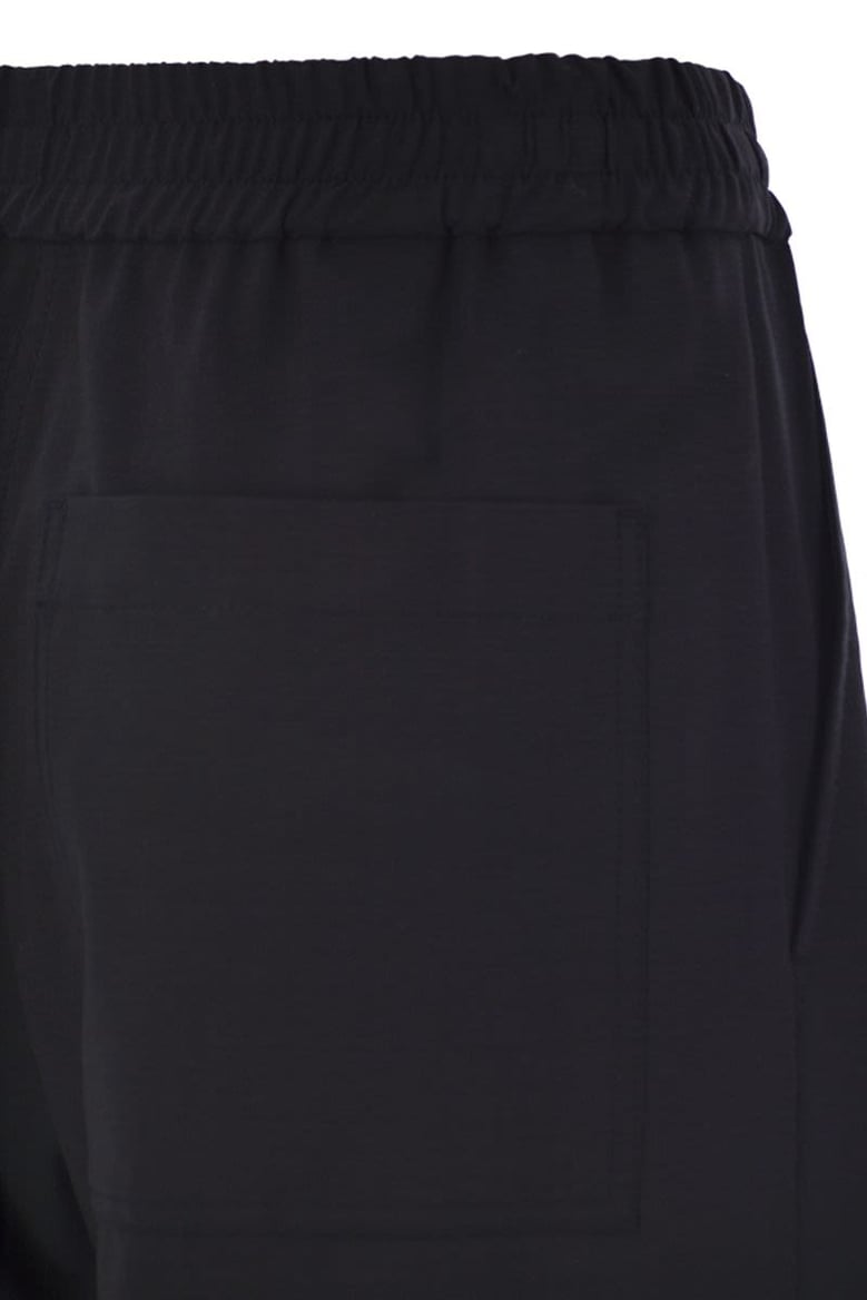 tropical luxury wool loose trousers by Selfnex