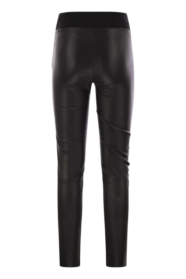 stretch nappa leggings by Selfnex