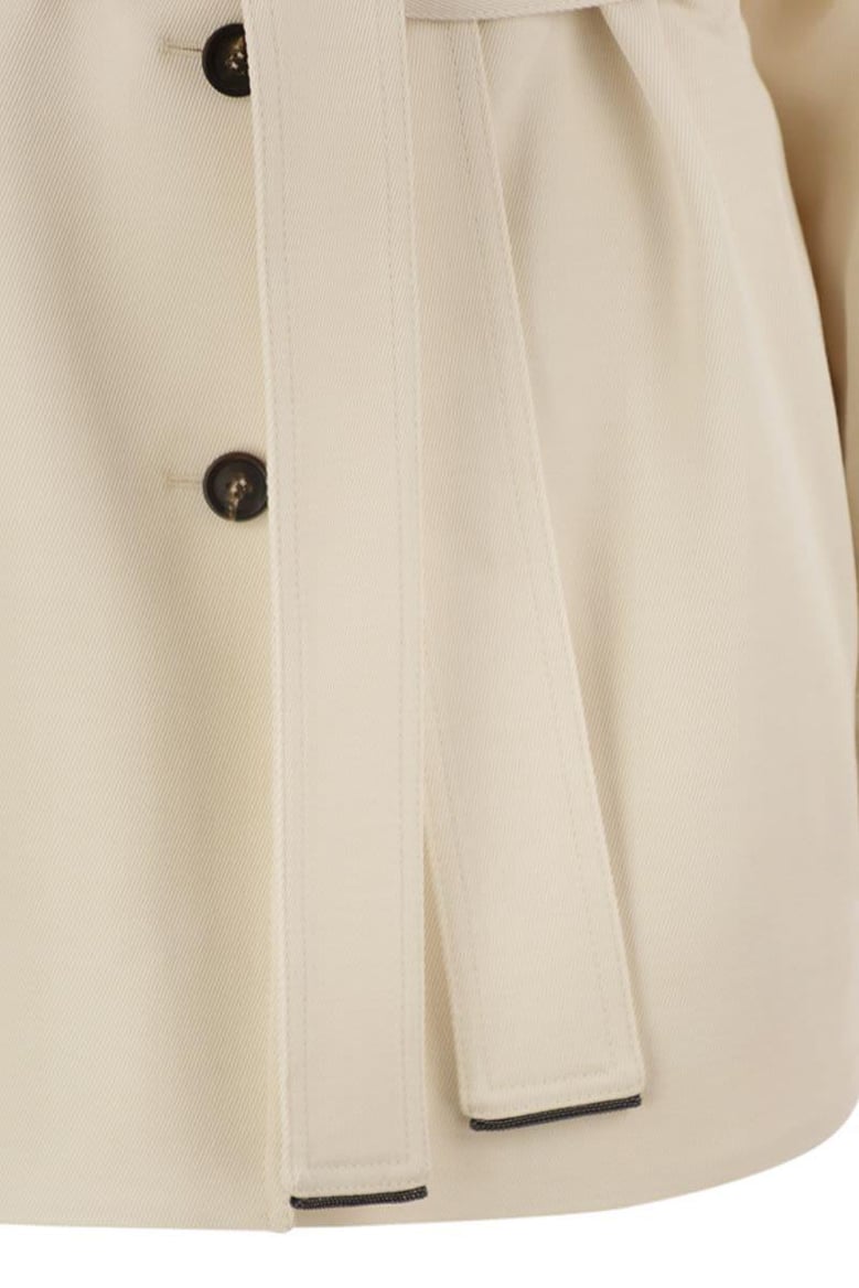 viscose and wool safari jacket by Selfnex