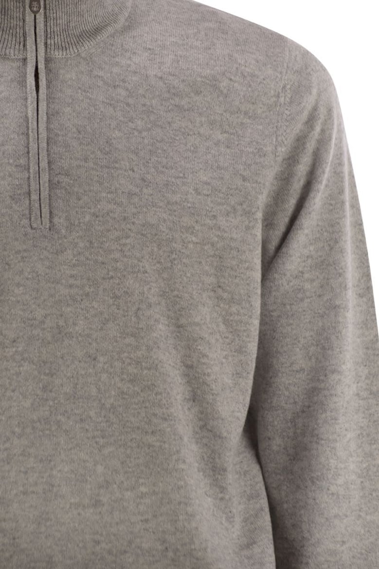 cashmere half-zip by Selfnex