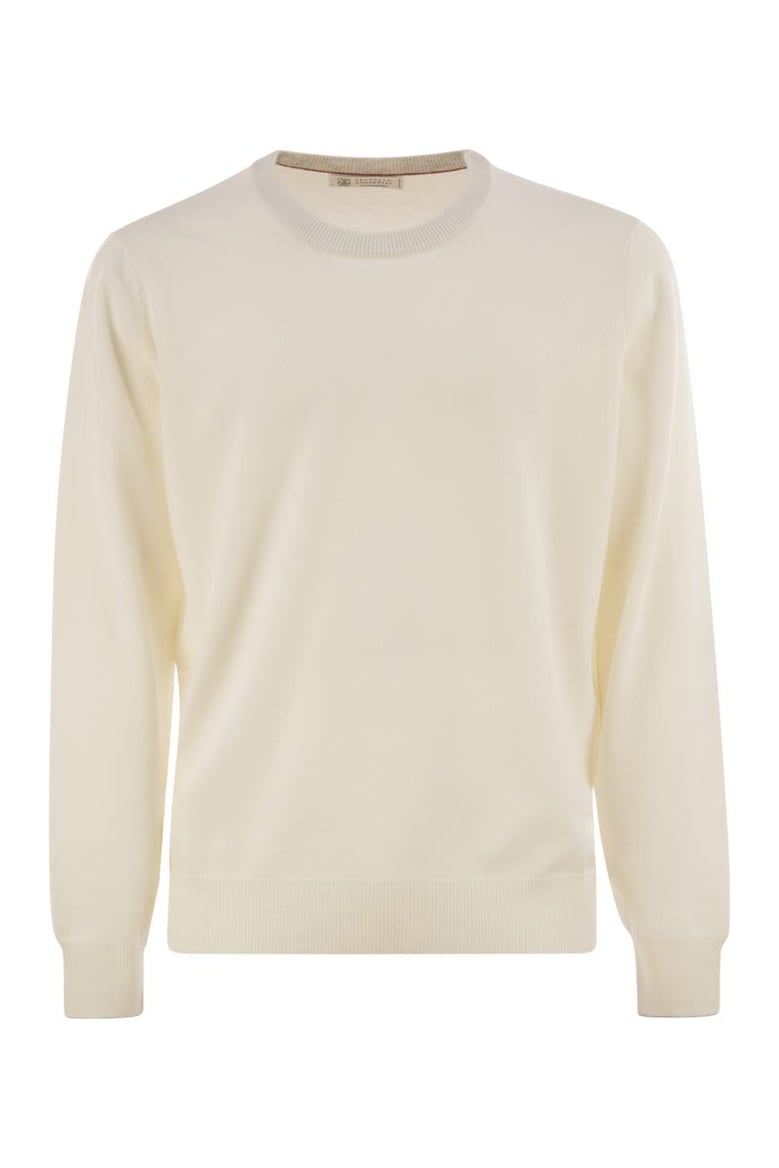pure cashmere crew-neck sweater by Selfnex