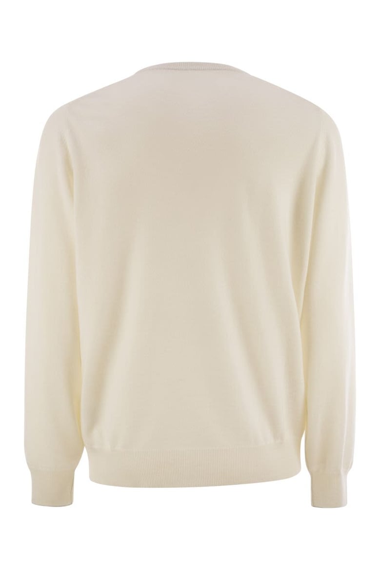 pure cashmere crew-neck sweater by Selfnex