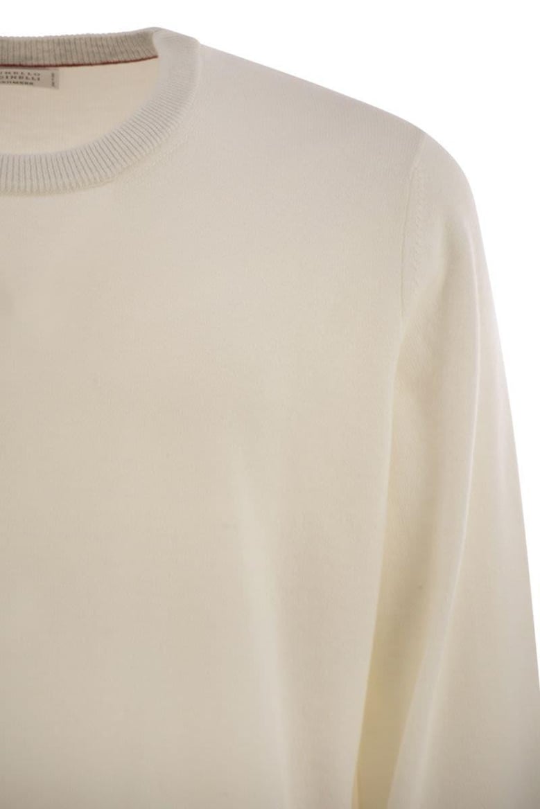 pure cashmere crew-neck sweater by Selfnex