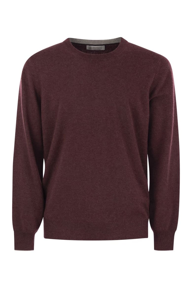 pure cashmere crew-neck sweater by Selfnex