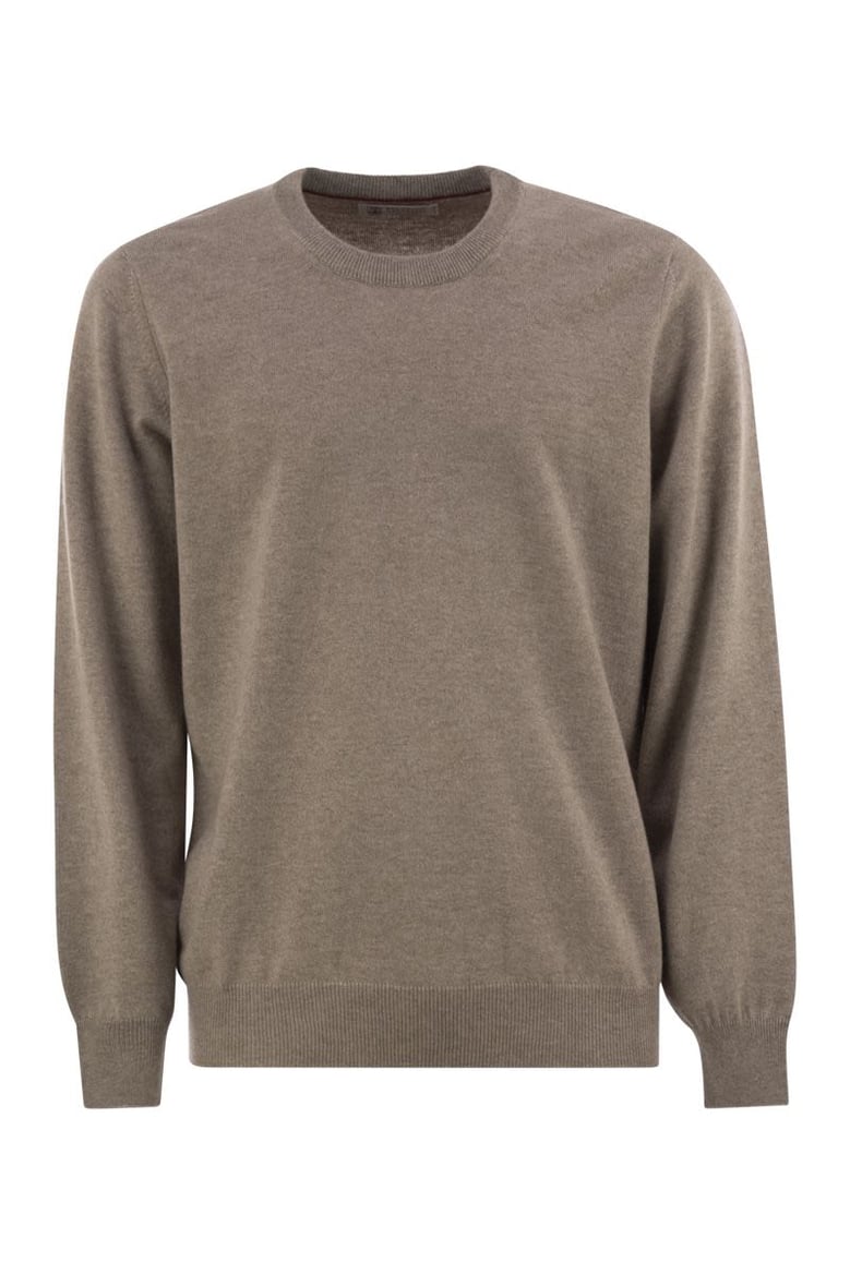 pure cashmere crew-neck sweater by Selfnex