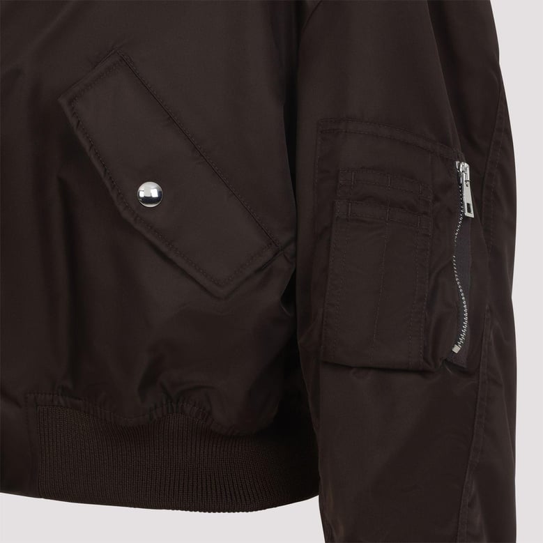 nylon bomber jacket by Selfnex