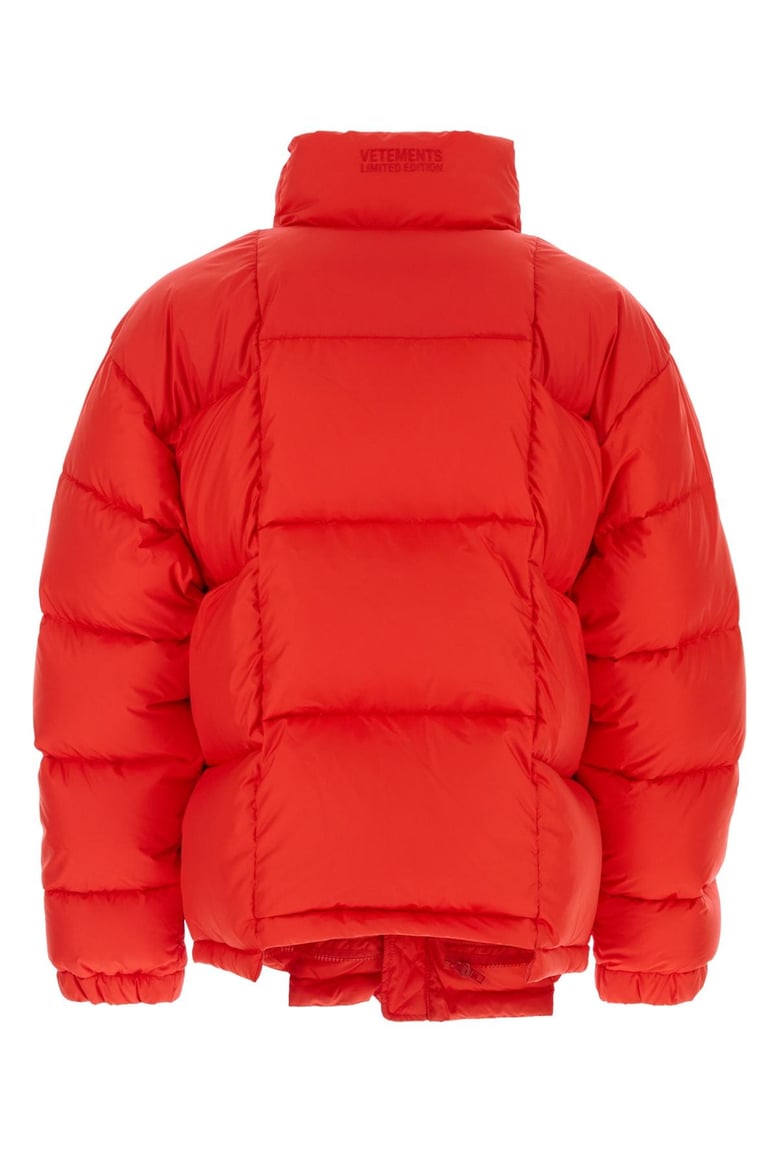 cut-up puffer jacket by Selfnex