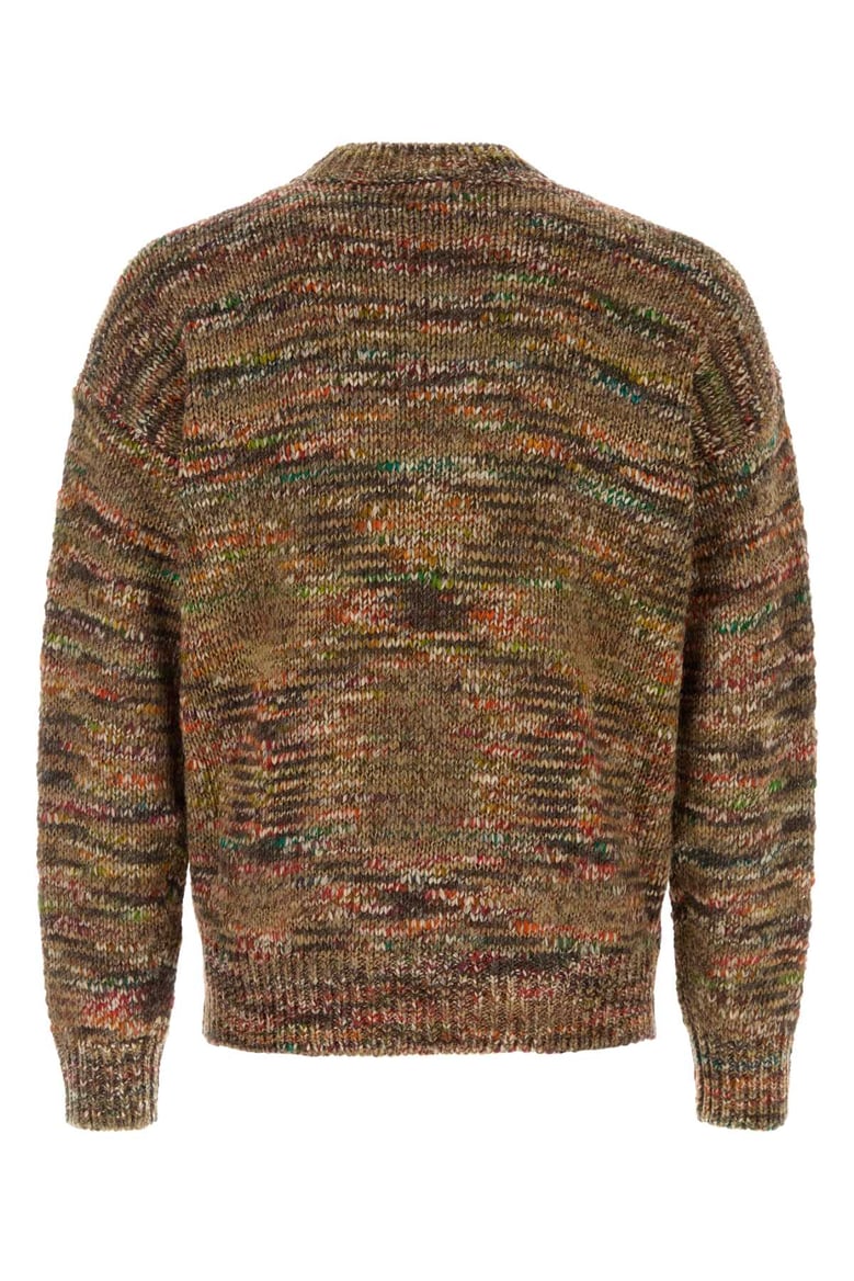 multicolor acetate blend grunge beat sweater by Selfnex