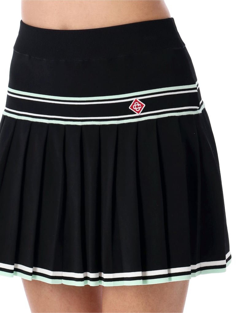 black viscose skirts by Selfnex