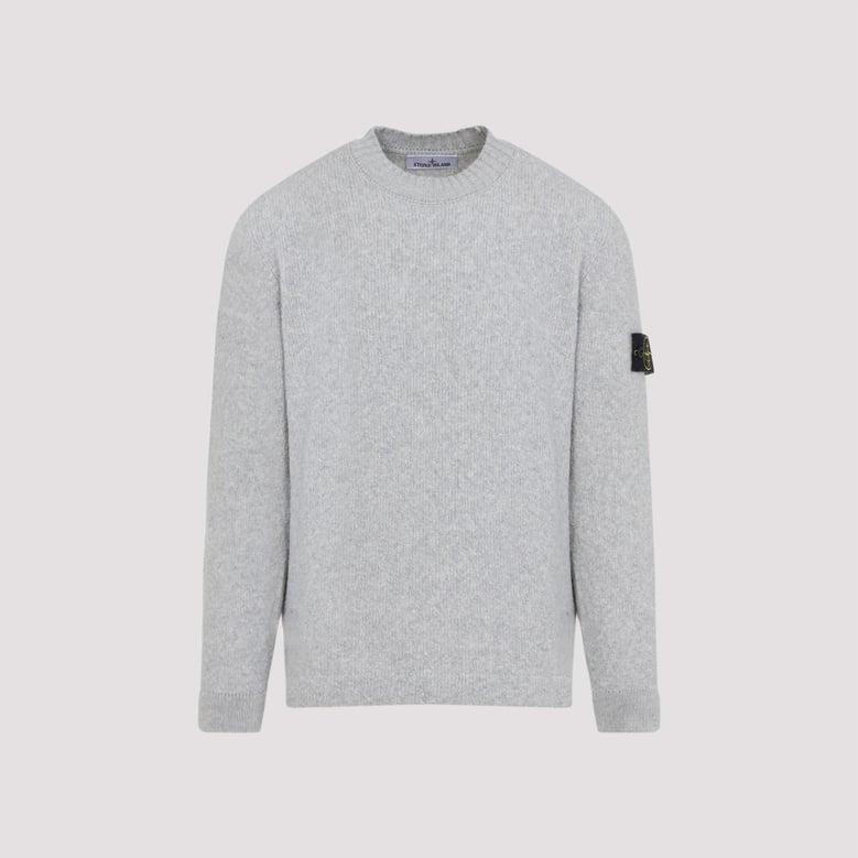 grey wool sweater by Selfnex