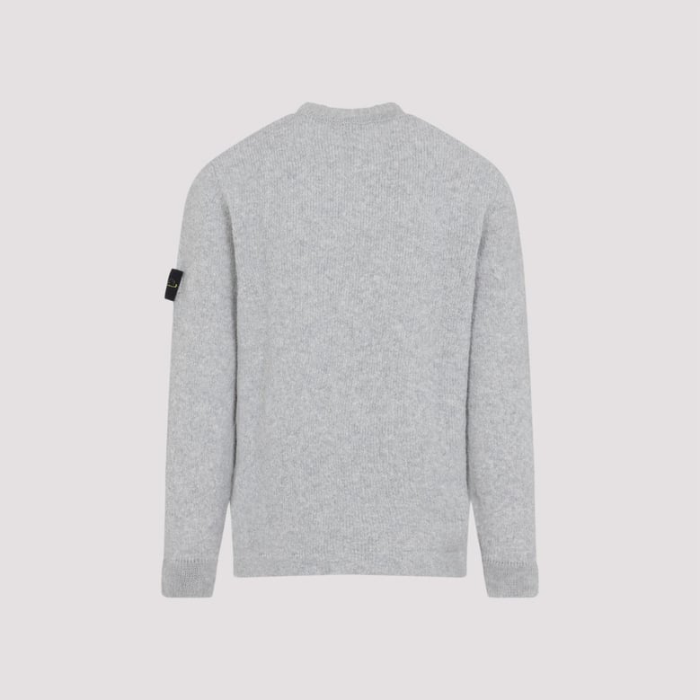grey wool sweater by Selfnex