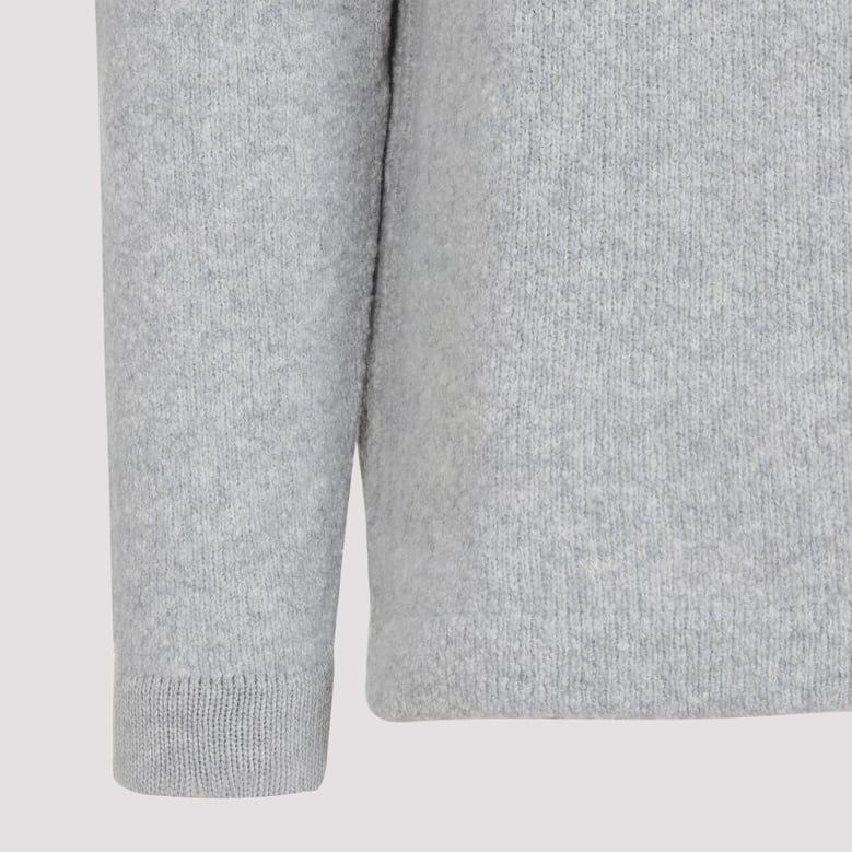 grey wool sweater by Selfnex