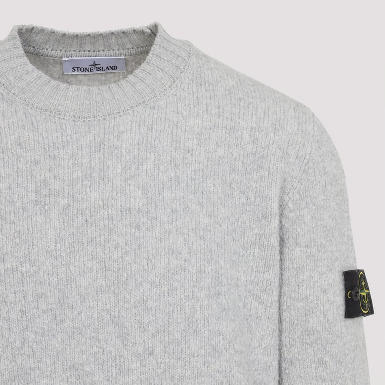 grey wool sweater by Selfnex