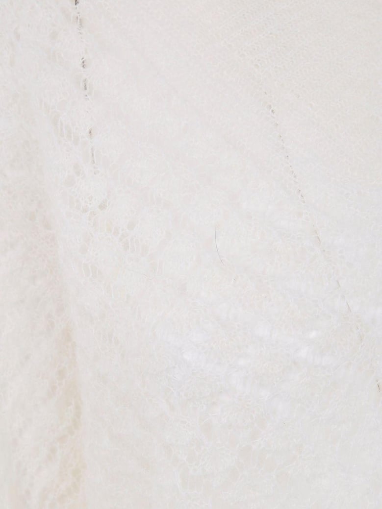 white cashmere blend sweaters by Selfnex